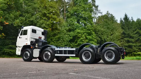 KAMAZ 8x4 65201 chassis